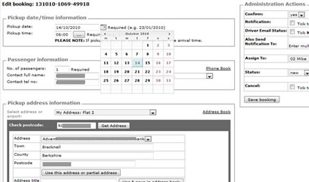 Web app Booking manager