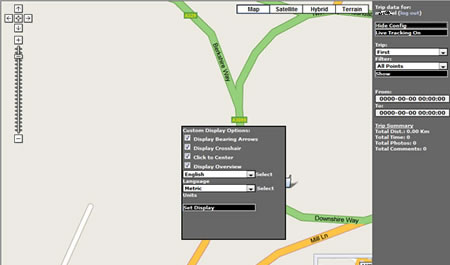 Web app GPS Tracking