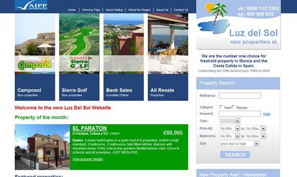Luz del Sol : <a href='http://www.luzdelsol.co.uk' target='portfolio'>http://www.luzdelsol.co.uk</a>