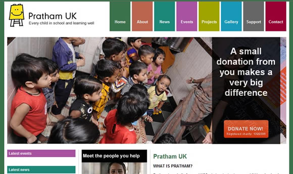 Pratham UK : <a href='http://www.pratham.org.uk' target='portfolio'>http://www.pratham.org.uk</a>
