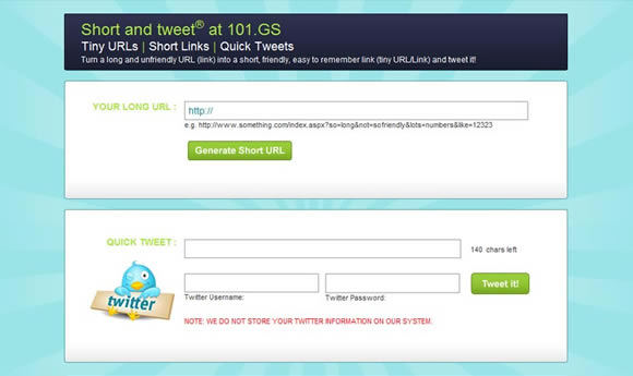 101.gs ShortURL : <a href='http://www.101.gs' target='portfolio'>http://www.101.gs</a>